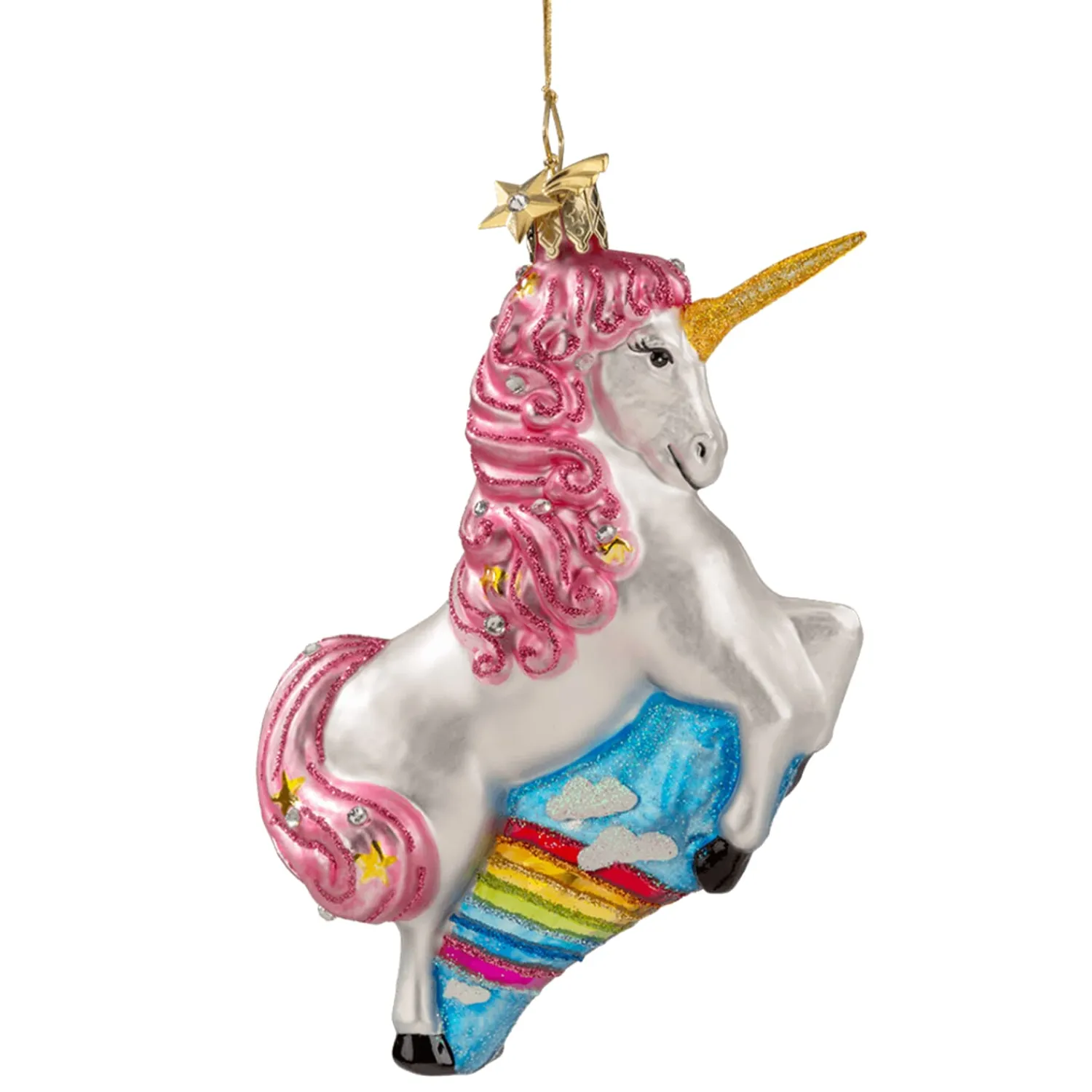Poesie in Glas Glass Tree Decorations|Unicorn