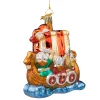 Poesie in Glas Glass Tree Decorations|Viking Ship