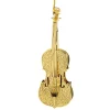* Brass Tree Decorations|Violin, Gold-Plated