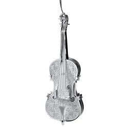 * Brass Tree Decorations|Violin, Silver-Plated