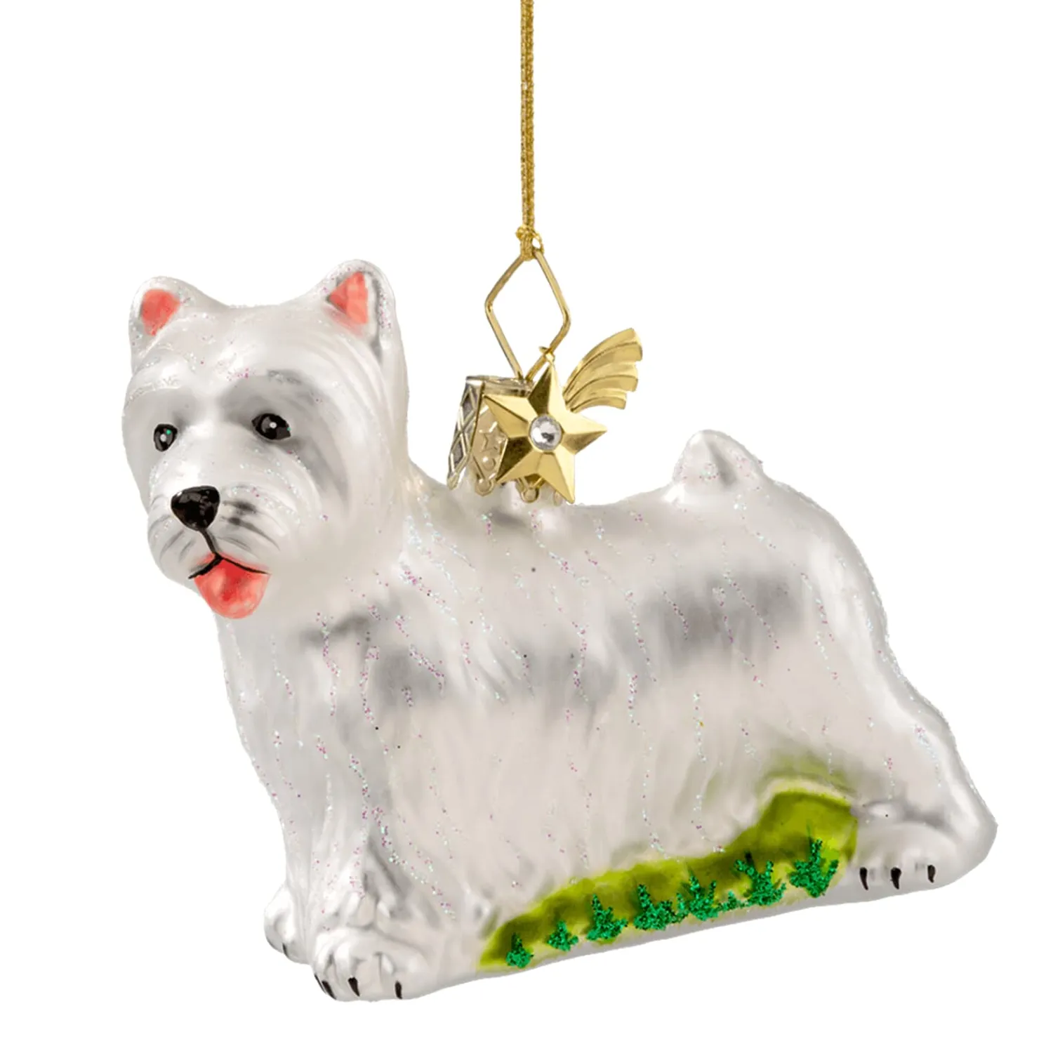 Poesie in Glas Glass Tree Decorations|West Highland Terrier (Westie)