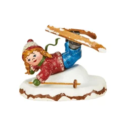 Hubrig Volkskunst Hubrig Miniatures|Winter Children Belly Landing