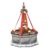 Hubrig Volkskunst Hubrig Miniatures|Winter Children City Fountain, Electric Lighting