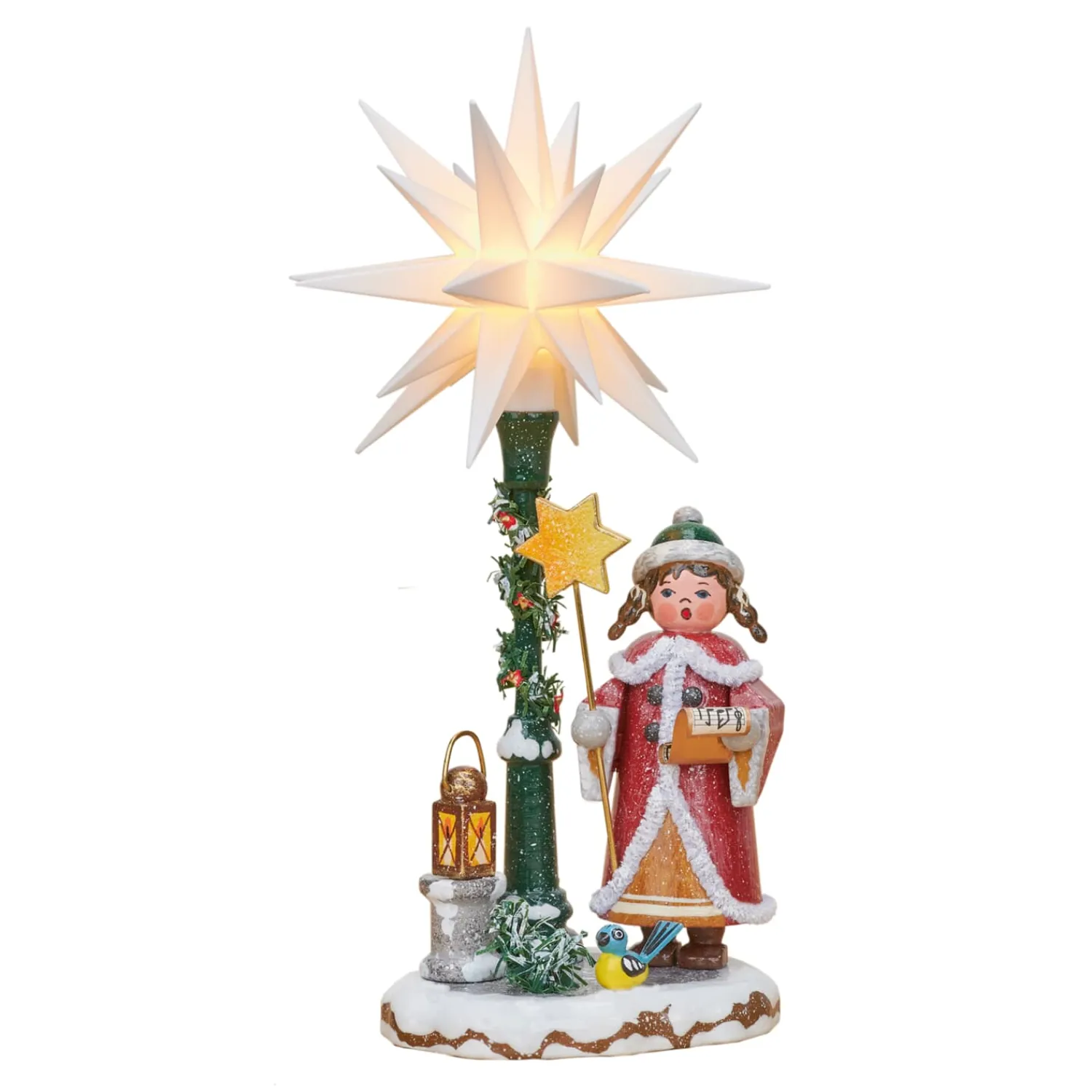 Hubrig Volkskunst Hubrig Miniatures|Winter Children Herrnhuter Carol Singer