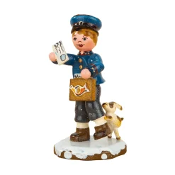 Hubrig Volkskunst Hubrig Miniatures|Winter Children Postman
