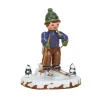 Hubrig Volkskunst Hubrig Miniatures|Winter Children Snowshoeing