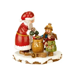 Hubrig Volkskunst Hubrig Miniatures|Winter Children Thank You Dear Santa Claus