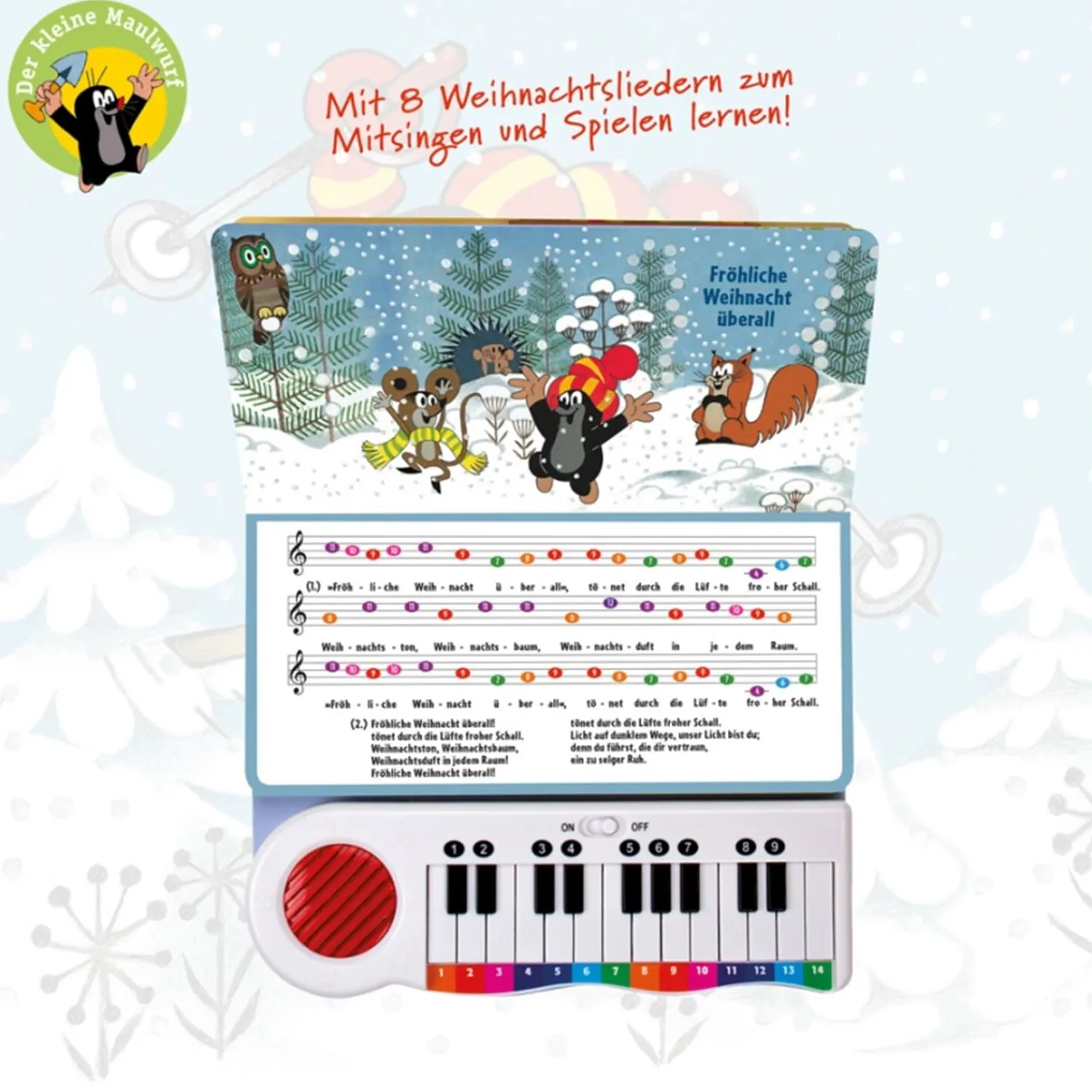 Trötsch Verlag Toys|Winter Piano Book "The Little Mole"
