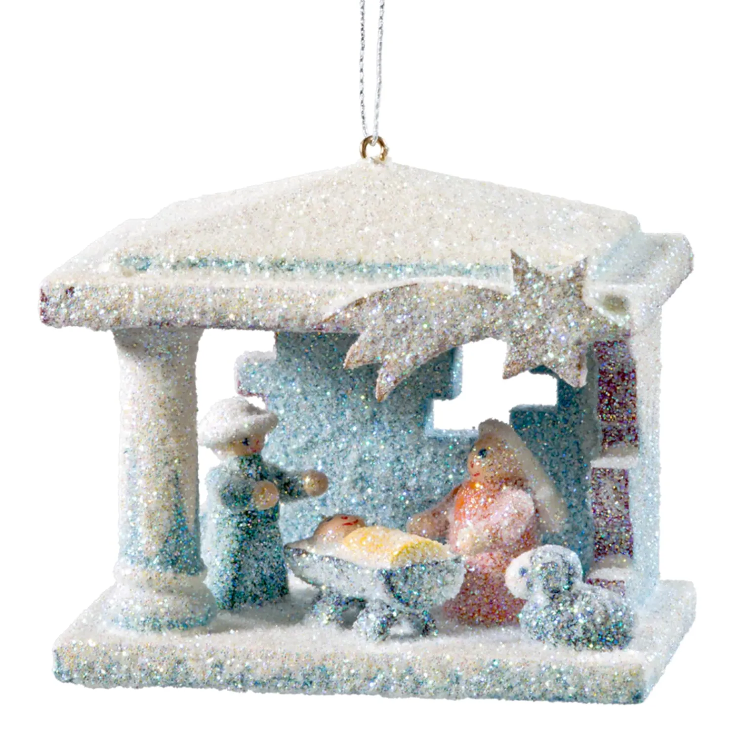 * Wood Tree Decorations|Winter-Nativity