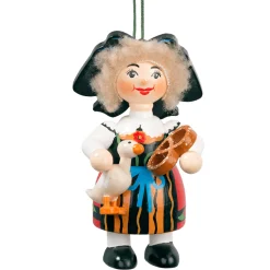 * Wood Tree Decorations|Wooden Buddy "Alsatian"