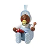 * Wood Tree Decorations|Wooden Buddy "Mike"